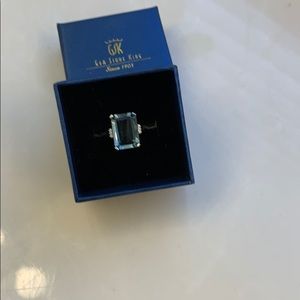 Aquamarine ring